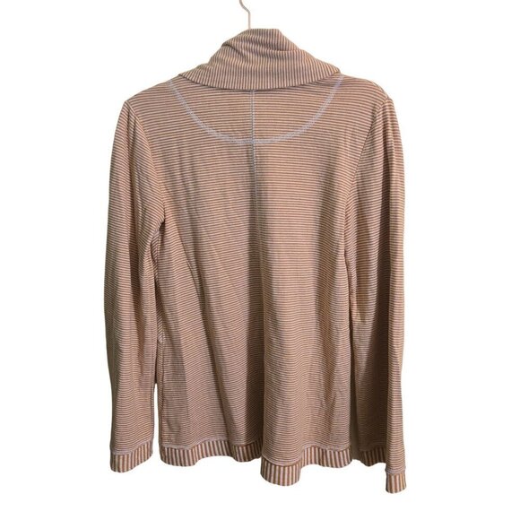 Anthropologie Maeve Tai Cowl Neck Striped Sweater Size S - Picture 3 of 9